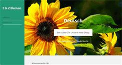 Desktop Screenshot of ez-blumen.nl