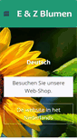 Mobile Screenshot of ez-blumen.nl