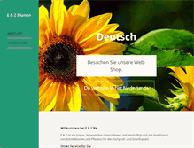 Tablet Screenshot of ez-blumen.nl